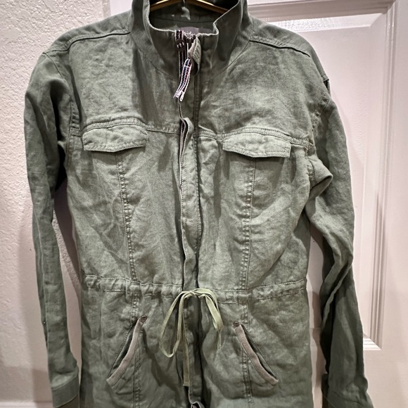 Micheal Stars 100%linen Utility Jacket. Coastal, East Coast, Minimalist - Picture 8 of 13